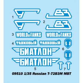 Trumpeter 09510 T-72B3M MBT