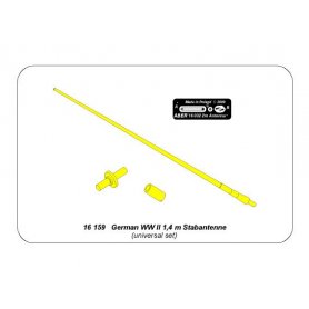 Aber 1:16 Niemiecka antenat Stabantenne 1,4m 