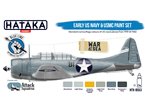 Hataka BS053 BLUE-LINE Zestaw farb EARLY US NAVY AND USMC