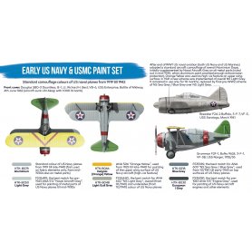 Hataka HTKBS53 Early US Navy & USMC paint set