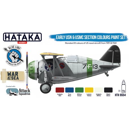 Hataka Early USN and USMC Section Colours | Zestaw farb |