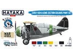 Hataka BS054 BLUE-LINE Paints set EARLY USN AND USMC SECTION COLOURS 