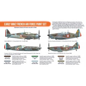 Hataka Early WWII French Air Force | Zestaw farb |