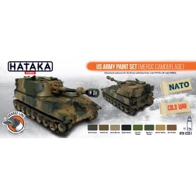 Hataka US Army paint set Merd camouflage
