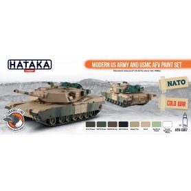Hataka Orange Line Modern US Army & USMC AFV Zestaw farb