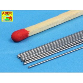 ABER SR 05 Pręty stalowe 0,5mm 25cm 12szt