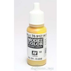 Vallejo Model Color 122. Tan Yellow 70912 / FS 33245 - RAL 1011 