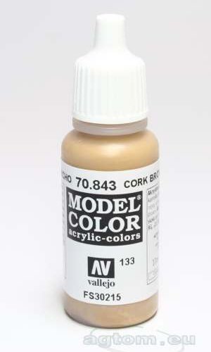 Vallejo Model Color acrylic paint - 70.843 Cork Brown