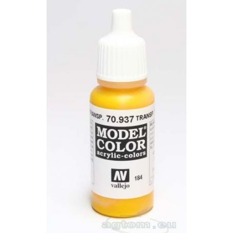 70937 Vallejo Model Color Paint: 17ml Transparent Yellow (M184) , Vallejo  Paints , Vallejo – Valiant Enterprises Ltd