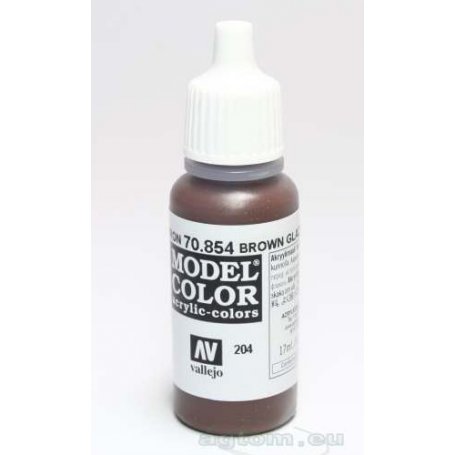 VALLEJO Model Color 204. Brown Glaze 70854