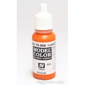 VALLEJO Model Color 25. Clear Orange 70956