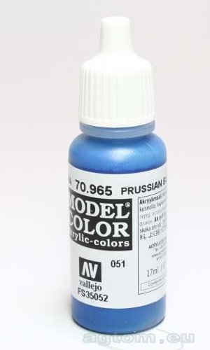 Vallejo Model Color Prussian Blue 70965 for painting miniatures