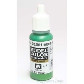 VALLEJO Model Color 74. Intermediate Green 70891