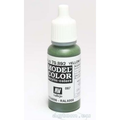 VALLEJO Model Color 87. Yellow Olive 70892