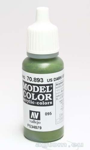 71093 Vallejo Model Airbrush Paint 17 ml Field Green , Vallejo
