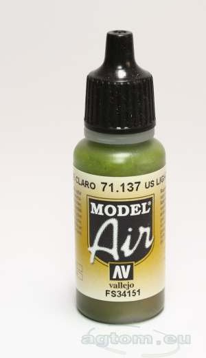 AK Interactive Real Colors Light Green FS34151 Acrylic Lacquer Paint 10ml  Bottle 