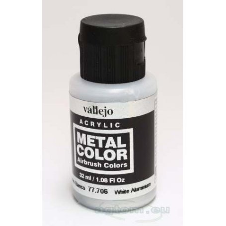 VALLEJO Metal Color 77706 White Aluminium 