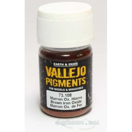 Pigment Vallejo 73108 Brown Iron Oxide 