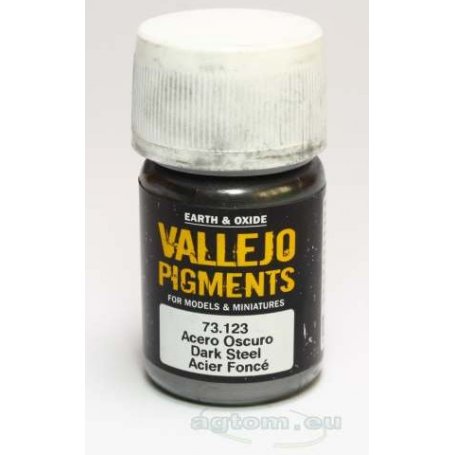 Pigment Vallejo 73123 Dark Steel (Mettalic) 