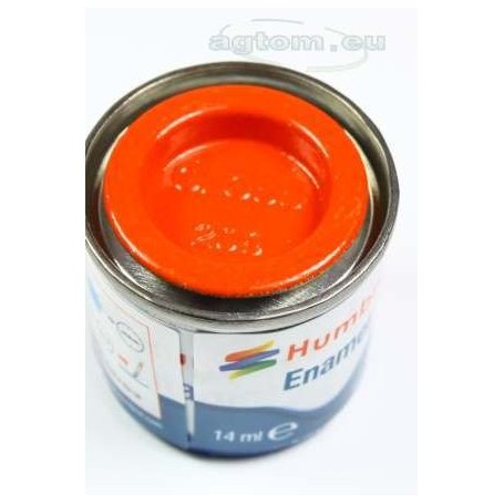 Farba Humbrol Enamel 209 Fluorescent Fire Orange Gloss 