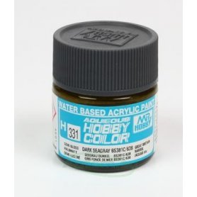Mr.Hobby Color H331 Dark Seagray - BS381C/638 - SATIN - 10ml 