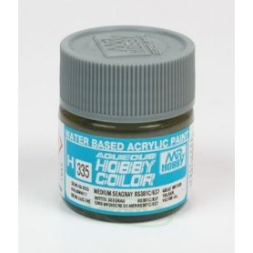 Mr.Hobby Color H335 Medium Seagray - BS381C/637 - SATYNOWY - 10ml