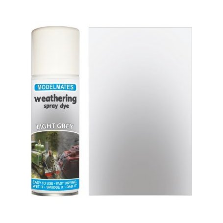 Modelmates Weathering Spray Dye – Light Grey