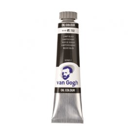 Farba olejna Talens Van Gogh Lamp Black