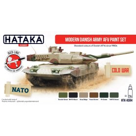 Hataka HTK-AS84 Modern Danish Army AFV paint set