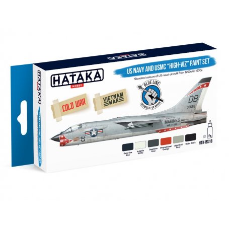 Hataka HTK-BS18 US Navy & USMC high-viz paint s.