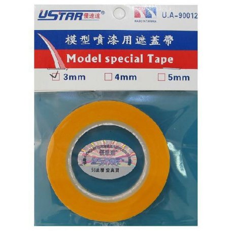 U-STAR UA-90012-3 Masking Tape 3mm