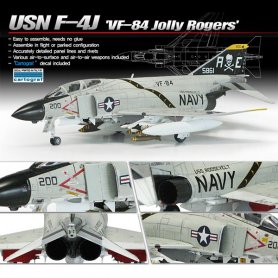 Academy 1:72 F-4J VF-84 Jolly Rogers