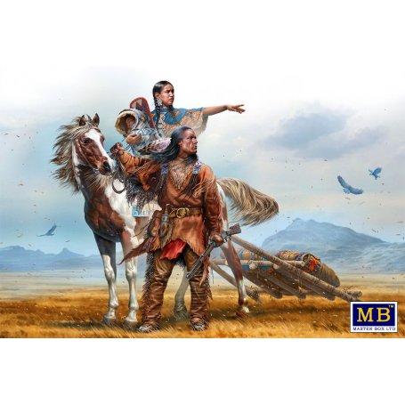 MB 35189 Indian wars series . On the Great Plains