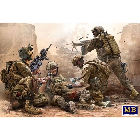 MB 35193 Under fire. Modern US infantry