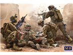 MB 1:35 UNDER FIRE modern US infantry | 4 figurines |