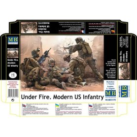 MB 35193 Under fire. Modern US infantry