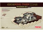 Meng 1:35 Interior for Pz.Kpfw.VI King Tiger w/Henschel turret - INTERIOR SET 
