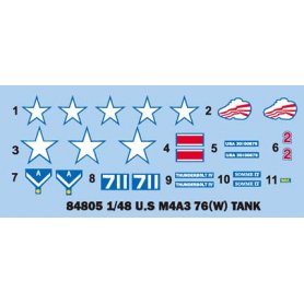 Hobby Boss 84805 Us M4A3 76 W 1/48