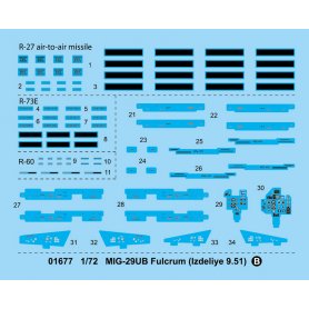 Trumpeter 1:72 MiG-29UB Fulcrum Izdeliye 9.51