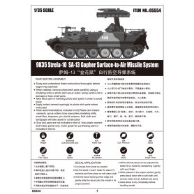 Trumpeter 1:35 9K35 SA-13 Gopher