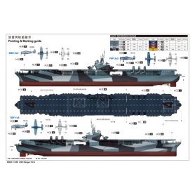 Trumpeter 1:350 Amerykański lotniskowiec USS Ranger CV-4
