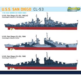 Dragon 1:700 Amerykański krążownik USS San Diego CL-53