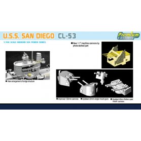 Dragon 1:700 Amerykański krążownik USS San Diego CL-53