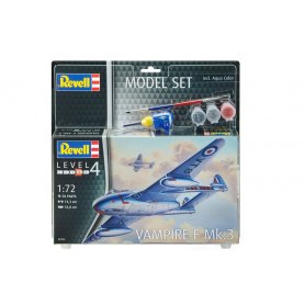 Revell 1:72 Vampire F Mk.3 | Model Set | z farbkami |