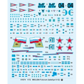 Trumpeter 1:72 Mig-29A Fulcrum Izdeliye 9-12
