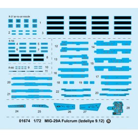 Trumpeter 1:72 Mig-29A Fulcrum Izdeliye 9-12
