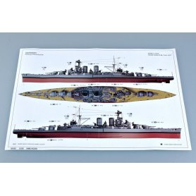 Trumpeter 1:350 Brytyjski krążownik HMS Hood