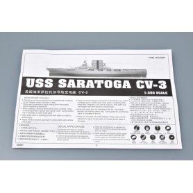 Trumpeter 1:350 Amerykański lotniskowiec USS Saratoga CV-3