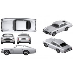 Airfix 50089A Starter Set-Aston Martin DB5 Silver