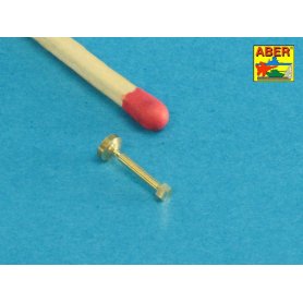 Aber 16109 Toczone imitacje śrub 1,6x6,0mm x 25